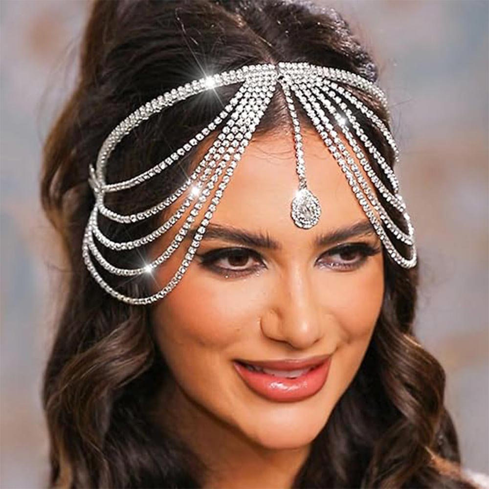 Wedding Crystal Headpiece | Symmetrical Gala