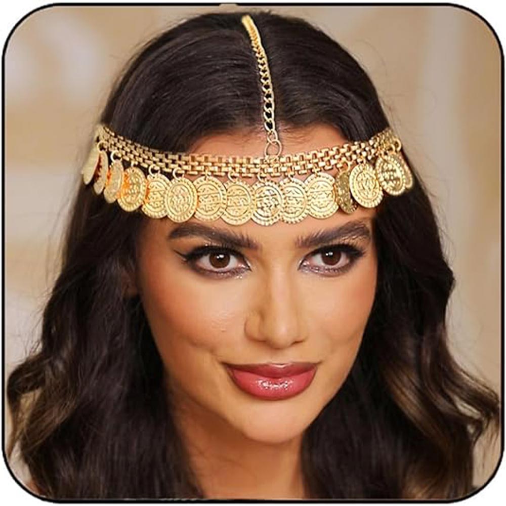 Belly Dance Coin Headband | Middle Eastern Style
