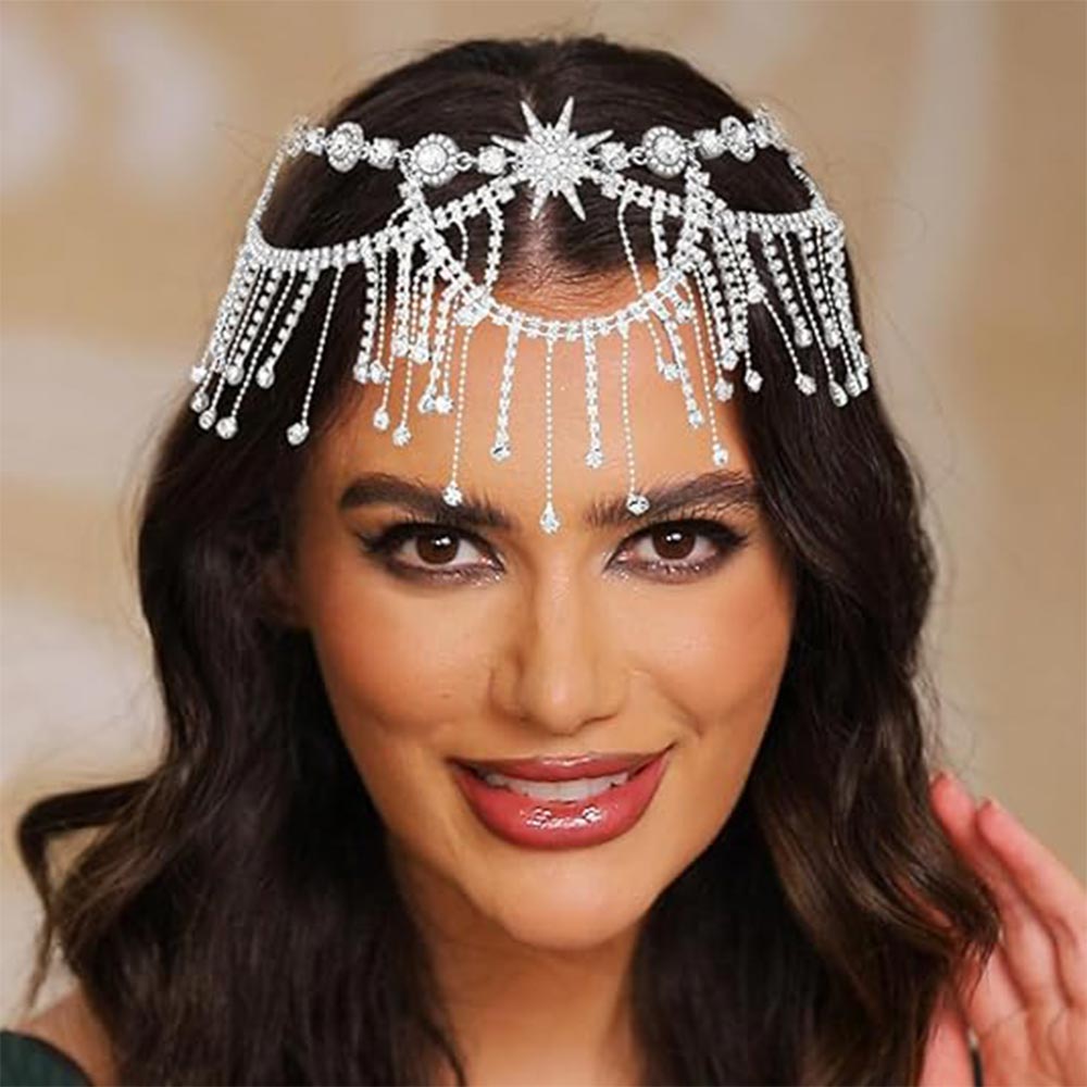 Sparkling Star Headpiece | Wedding Bridal Rhinestone