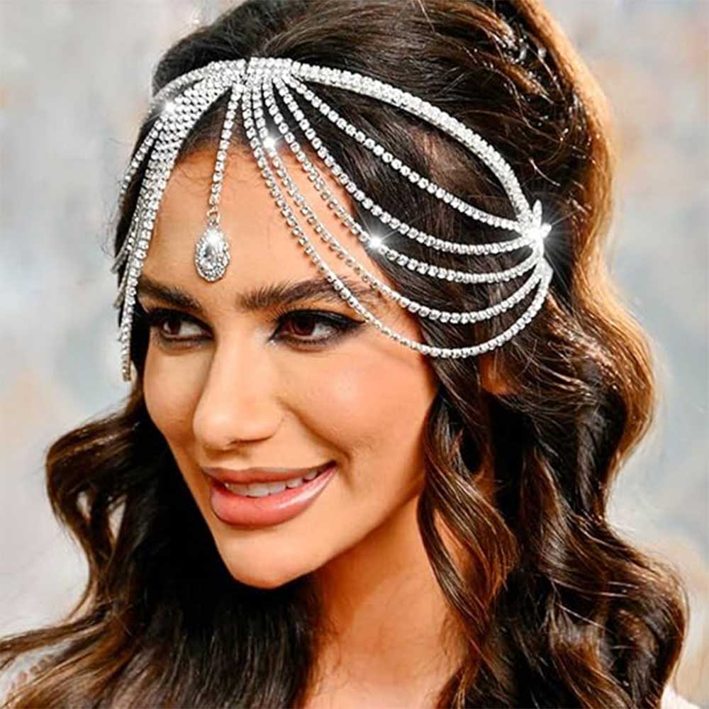 Symmetrical Rhinestone Headpiece for Party/Wedding
