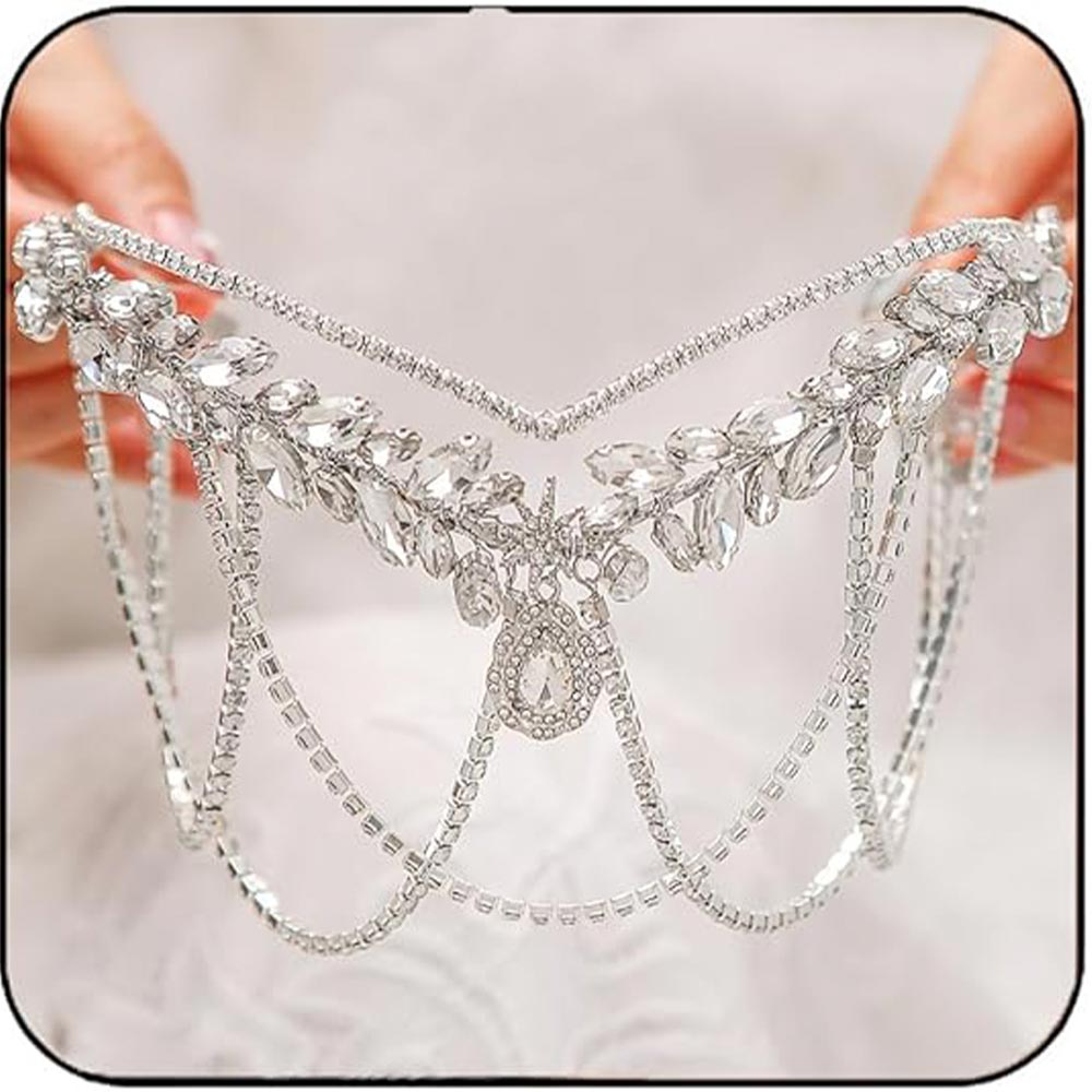 Queen Headpiece Rhinestone Crown for Wedding