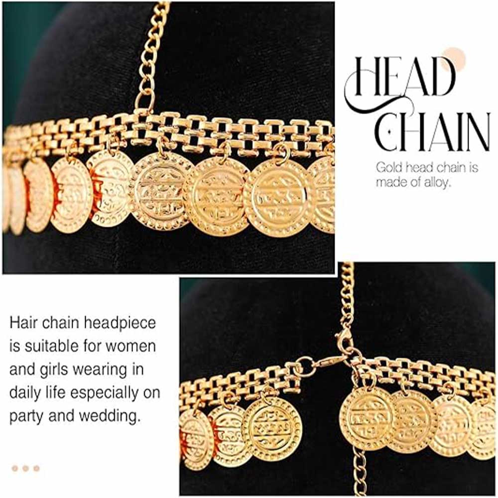 Belly Dance Headpiece | Middle Eastern Coin Band