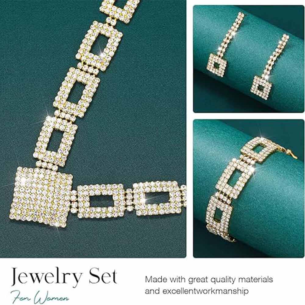 Glamorous Link Crystal Jewelry