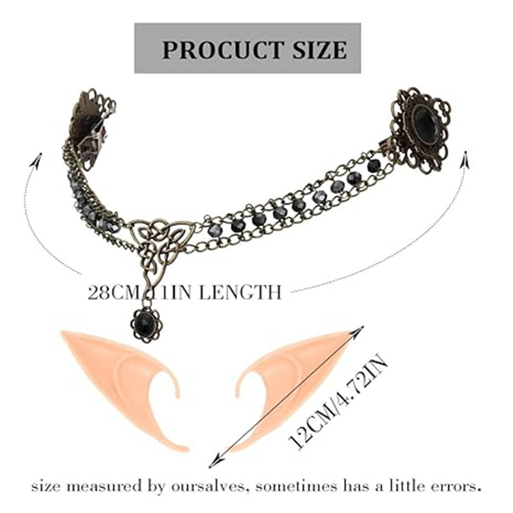 Fantasy Cosplay Elf Headpiece with Gems