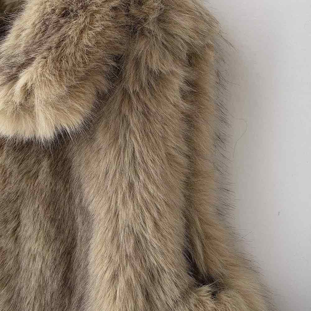 Brown Faux Fur Vest