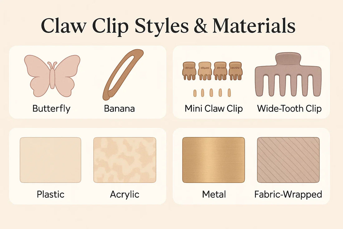 Claw Clip Styles and Materials Explained Clearly