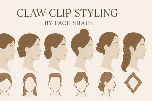 Claw Clip Styling Guide by Face Shape