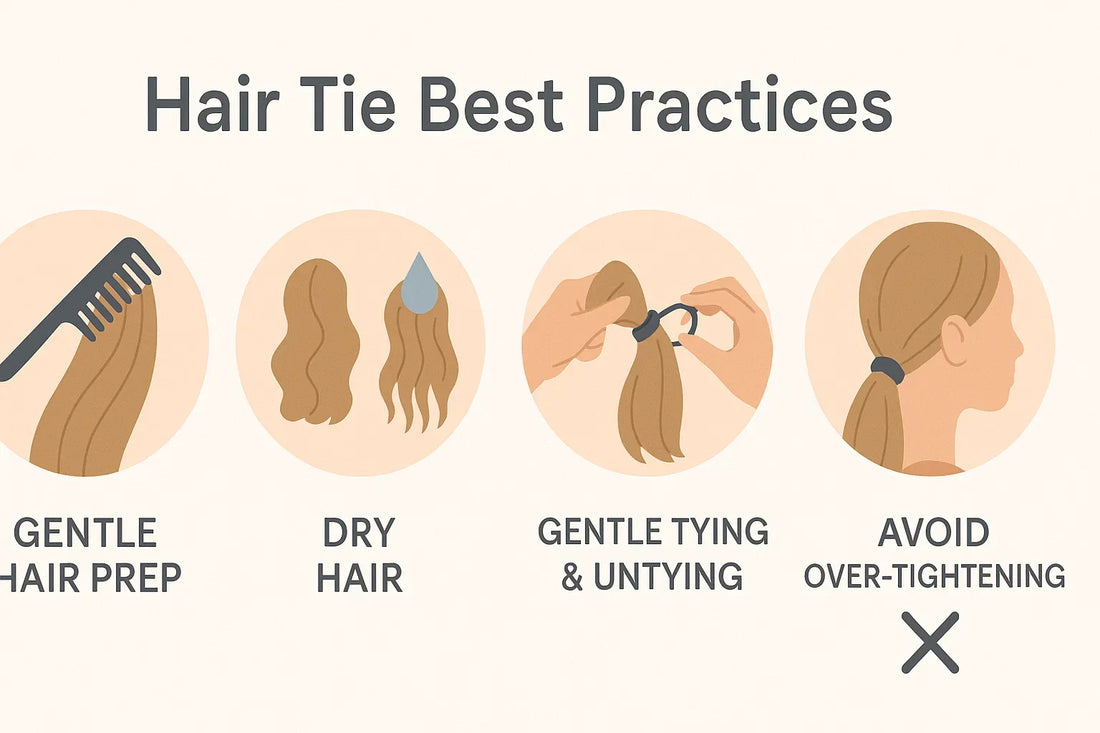 How to Use Hair Ties Without Damaging Your Hair