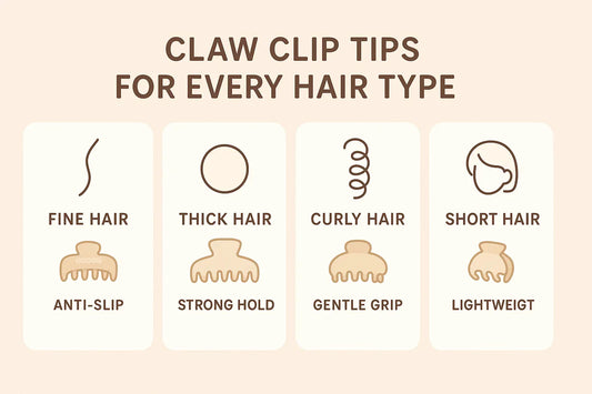 Master Claw Clip Use by Hair Texture and Density