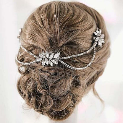 Silver Rhinestone Wedding Hair Comb
