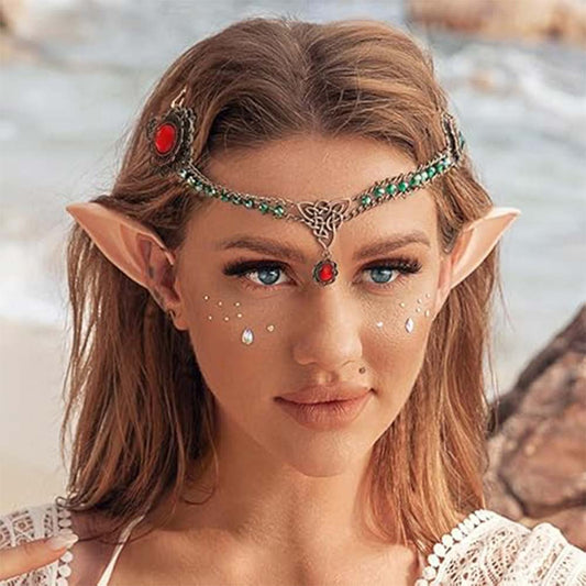 Elven Headpiece with Gems | Fantasy Cosplay