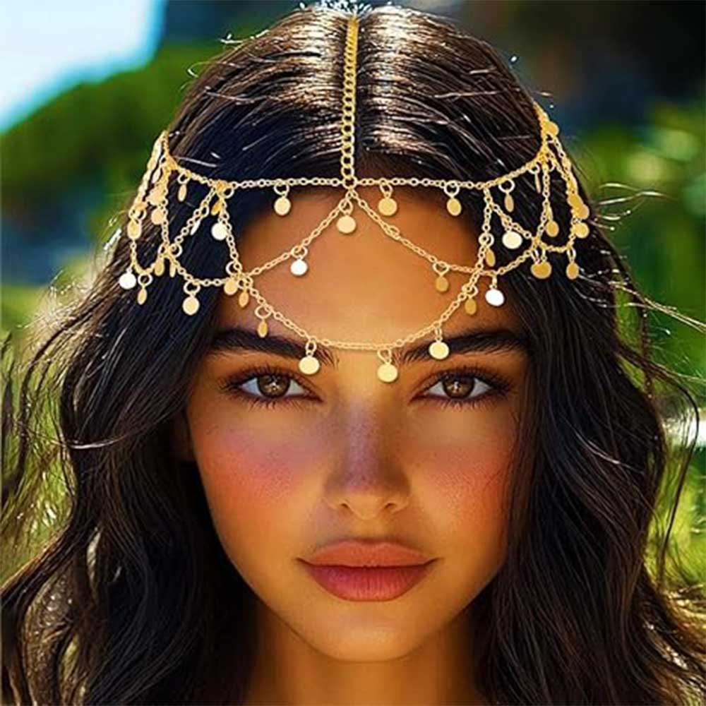 Lightweight Disc Head Chain: Bohemian Flair