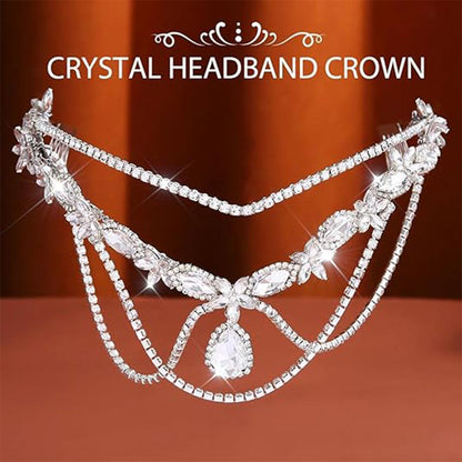 Sparkling Rhinestone Crown for Parties & Festivals