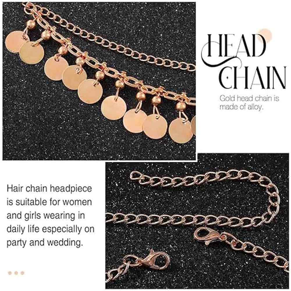 Stage & Party Headpiece: Modern Bohemian T-Chain Fringe