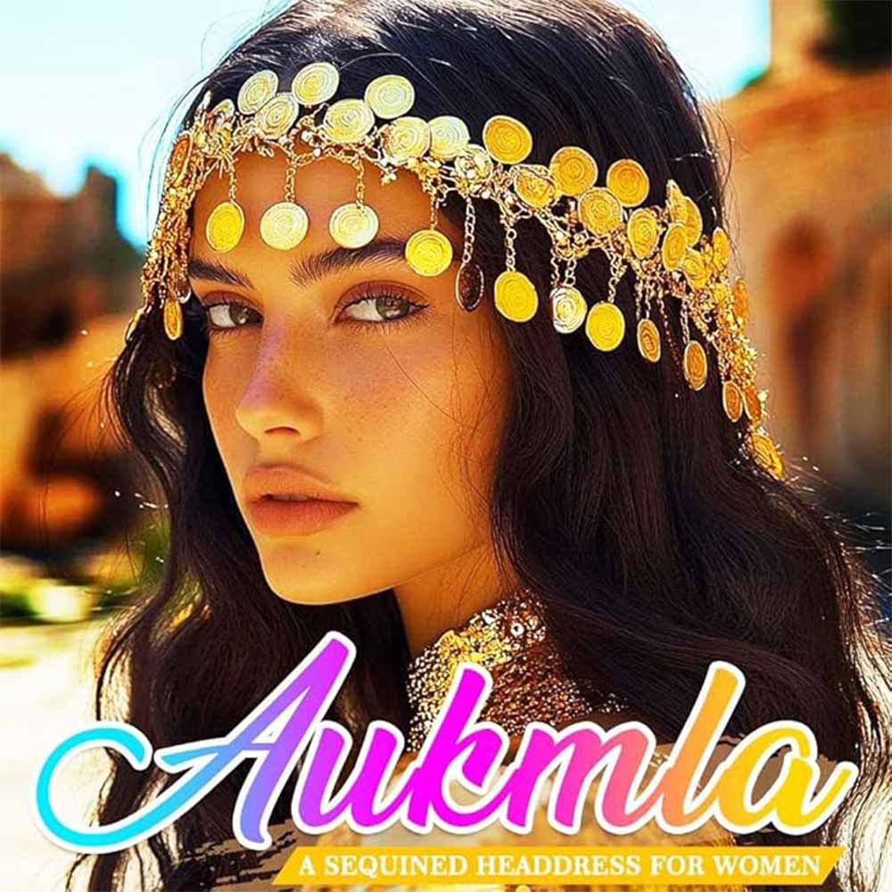 Boho Metal Head Chain: Cleopatra Look Headpiece