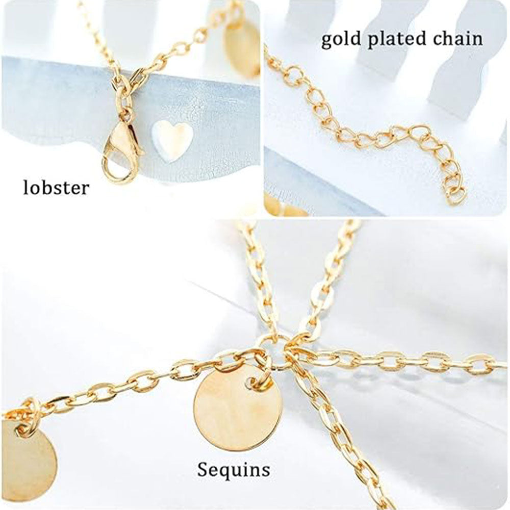 Gold Boho Head Chain: Layered Forehead Jewelry for Women