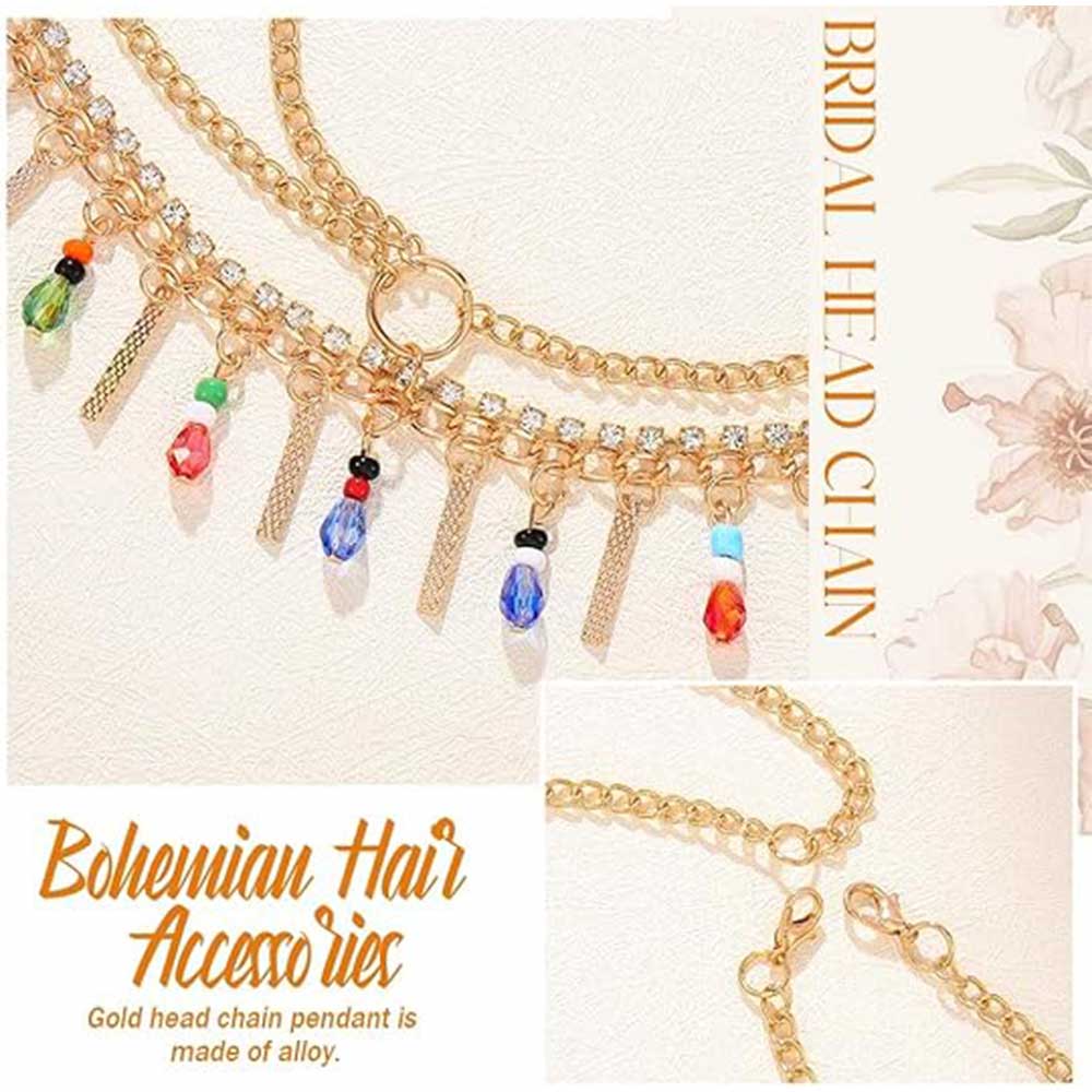 Exotic Colorful Headpiece | Bohemian Crystal