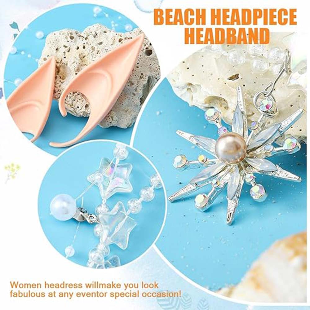 Ethereal Elf Head Chain and Earrings: Enchanted Style