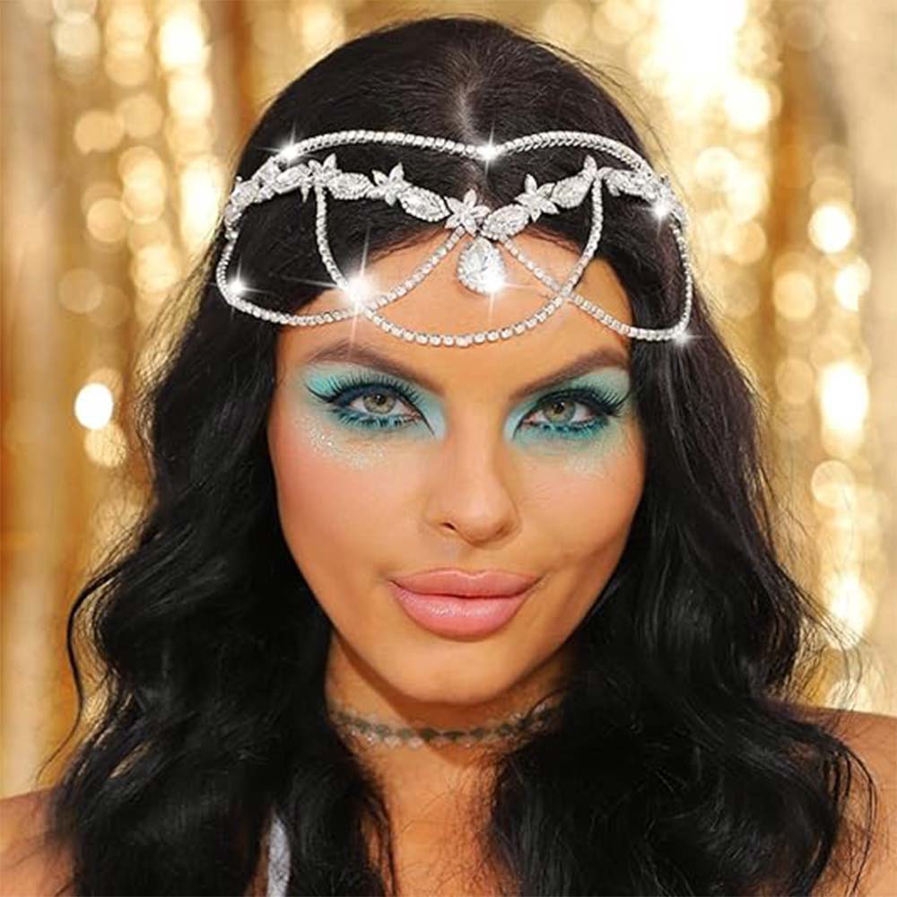 Rhinestone Crown Headpiece | Party Performance