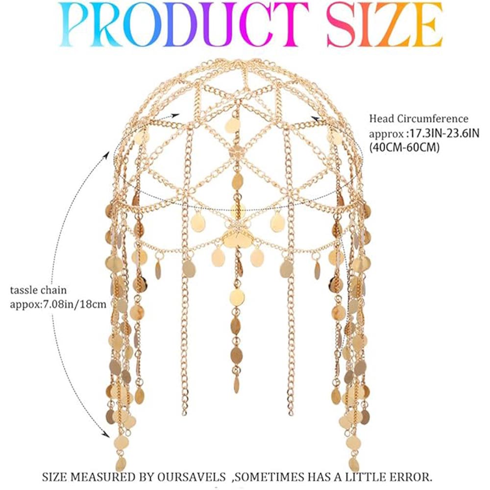 Regal Metal Bohemian Headpiece: Cleopatra Vibe