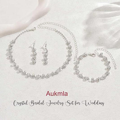 Sparkling Bridal Prom Jewelry Set