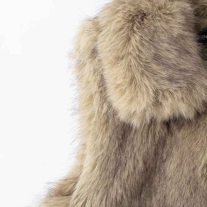 Brown Faux Fur Vest